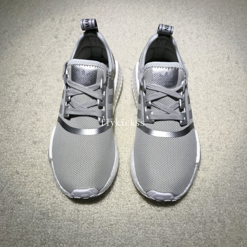 Real Boost Adidas NMD Boost R1 3M Reflective Silver